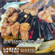 일산 넙딱집, 노포느낌의 웨돔 고기맛집