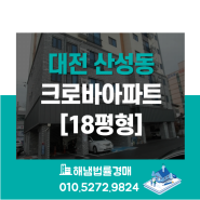 대전 중구 산성동 크로바(도시형)아파트 18평형 법원경매