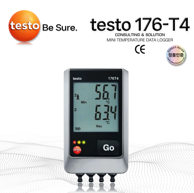 테스토 4채널 고정밀 온도 데이터로거 testo 176-T4 : 네이버 블로그
