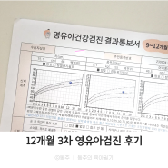 9~12개월 3차 영유아검진 시기 문진표 작성방법 검진후기