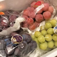 일본인남편 :: 어머님의 포도와 쌀🍇