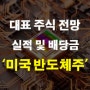 미국 반도체주 MS 퀄컴 엔비디아 주가 주식 및 배당금 실적 전망