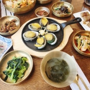 용인 고기리 맛집 낙원전복 고기점 전복정식 한상