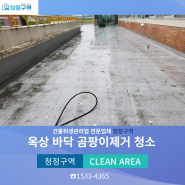 청주 학교 옥상 방수 전 곰팡이와 묵은 때 청소 어떻게 진행할까요? 진천, 증평, 괴산, 음성~