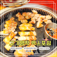 대전 도룡동 맛집 가족외식 하기 좋은 유성구 삼겹살 맛난 곳 고기명작 엑스포점