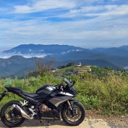 화산산성(풍차 전망대,하늘 전망대) CBR500R