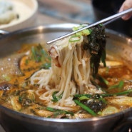 충주 장칼국수 맛집, 가성비 좋은 진백식당 한상차림 후기