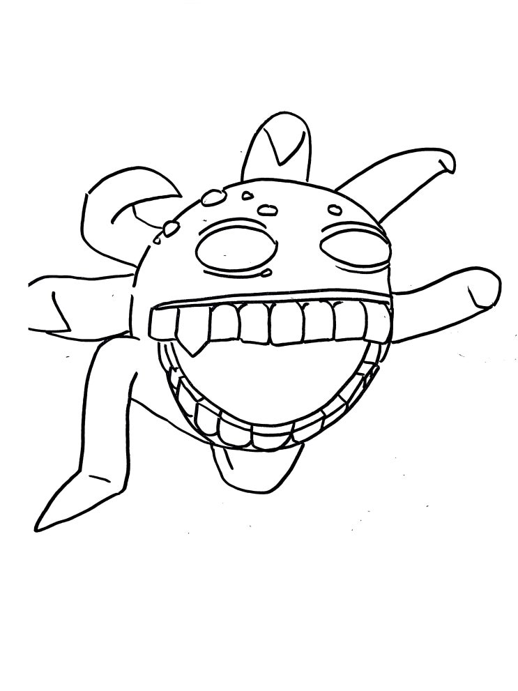 [손그림 색칠공부] 도어즈 그럼블 : 네이버 블로그