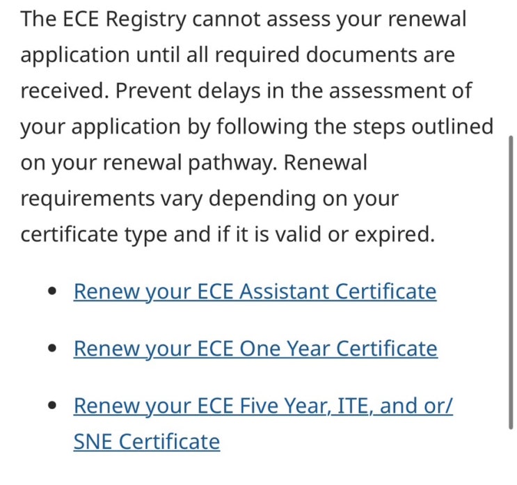 BC주 ECE(ITE/SNE) certificate renewal 갱신 신청 방법(2024년 ver) + 타임라인 : 네이버 블로그