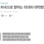 파국으로 향하는 의대와 대학병원..혼란에 빠진 의대, 위기에 처한 수련병원전공의 없는 의료 체계는 도미노 신세신뢰 상실한 정부는 아무 일도 할 수 없어..