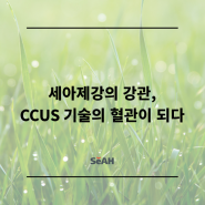 세아제강의 강관, CCUS 기술의 혈관이 되다