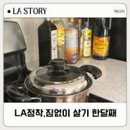 미국 LA 정착, 짐 없이 살기 한 달째