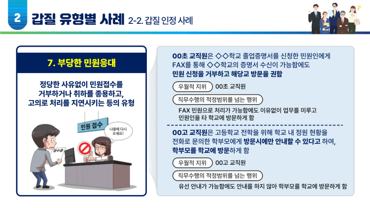 [갑질예방] 부당한 민원응대, 이런 갑질은 없어야 합니다! 🚨 : 네이버 블로그