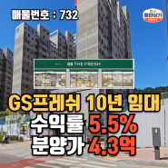 ㅣ동탄상가매매ㅣ신주거문화타운 파크릭스 단지 내 상가 GS프레쉬에서 10년간 월세 받음