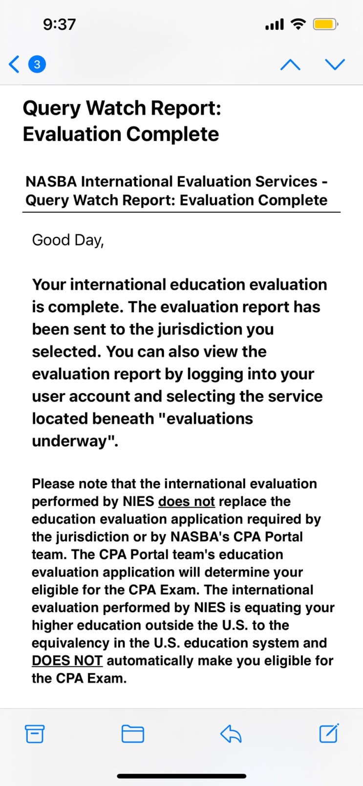 Washington NASBA Evaluation(학점인정) 소요 기간 및 CPA Score Transfer 신청 비용 ...