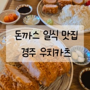 경주 황오동 겉바속촉 부드러운 우리집돈까스 맛집 우치카츠