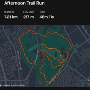 24.09.25 (수) 트레일 러닝 7.21km