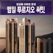 범일푸르지오써밋 블랑74 하이엔드 대단지 범일동 미분양아파트 신축공사 분양가 잔여세대 모델하우스