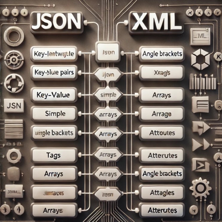 JSON vs. XML: 데이터 포맷 선택의 기준 : 네이버 블로그