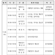 2024년 제34회 경북도민생활체육대축전 -합기도 일정