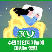 [카드뉴스] 수면시간에 따라 인지기능이 다르다고? 😴