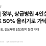 정부, 상급병원 4인실 이하 입원료 50% 올리기로 가닥..결국 의료비용이 오른다..오를 수 밖에 없다..비용이 증가할 수 밖에 없는 정책을 집행하기 때문에, 비용을 누군가는..