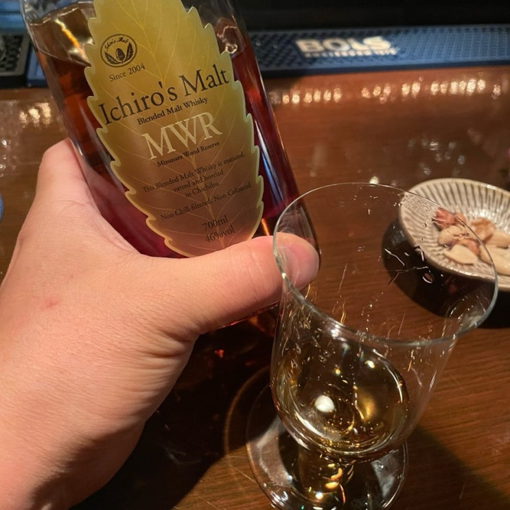 이치로 몰트 미즈나라 우드 리저브 Ichiro’s malt MWR mizunara wood reserve kachusha bar ...