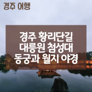 경주 가볼만한곳 황리단길 카페와 십원빵 대릉원 첨성대 동궁과월지 야경까지