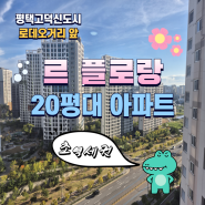 평택 고덕신도시 초역세권 20평대 르플로랑 아파트 정보 (매매, 전세, 월세 문의 환영)