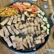 인천 장터삼겹살 가성비 맛집으로 좋았네요.