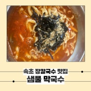 속초 터미널 맛집 :: 샘물 막국수 막국수, 장칼국수 맛집 추천