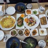 제주도맛집리스트/제주공항맛집 한정식 채우다