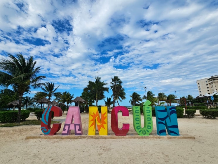 [2023.CANCUN]겨울휴가 마지막일기:)칸쿤 다운타운,Playa Langosta비치,칸쿤....