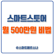 스마트스토어 위탁판매 월 500만원 비법(ft.빅파워)
