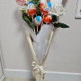 첫째 유치원 졸업하는 날 기념으로 만든 킨더조이 꽃다발