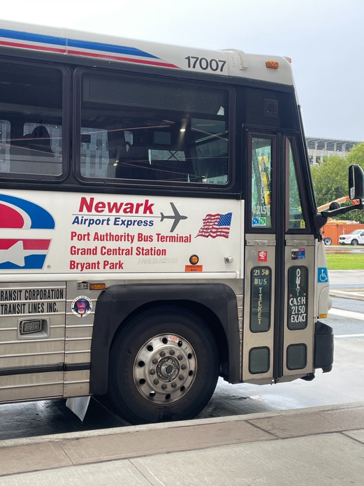 [ 뉴욕공항 ]EWR 뉴왁공항에서 맨하튼 가는 법 _ Coach Bus 코치버스 왕복티켓 예약 & 후기_ 결제 오류 환불 완료 ...