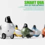 깨끗한 미래도시를 위한 오리 가족-로봇 쓰레기통