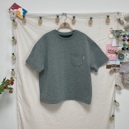 취미일기 [재봉] 170.특양면 기모 원단으로 반팔 티셔츠 만들기 : 가정용 재봉틀과 블루팁