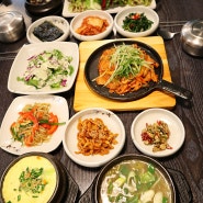 구월동 쌈밥 맛집, 우렁이쌈밥 맛있는 한식사랑채 후기