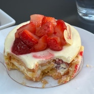 이탈리아 밀라노 카페 : 라바짜 LAVAZZA 분위기 좋은 곳 딸기케이크