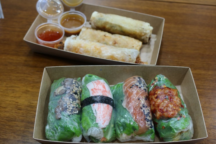 현대백화점 무역센터점 맛집 꾸온 스프링롤 짜조 점심 포장 : 네이버 블로그