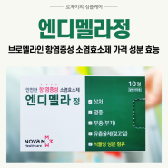 엔디멜라정 가격 성분 효능 브로멜라인 항염증성 소염효소제