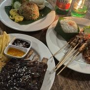 [인도네시아] 발리 우붓 폭립 식당 < 와룽 마칸 부 루스 > 우붓 왕궁 근처 식당