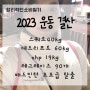 운동일지) 2023 운동 결산