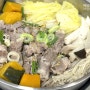 우삼겹 숙주찜 소고기와 배추 등 야채를 이용 담백한 음식