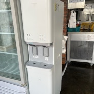 치킨집에 영업용 코웨이얼음정수기설치 CHPI-620L모델