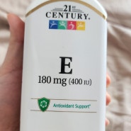 21st century 비타민 E, 180 mg (400 IU), 110 소프트겔