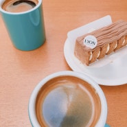 카페드리옹] 마롱 밀푀유♥ 커피도 맛있어!