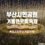 [부산/부산진구] 내 고장 부산여행 범전동 부산시민공원 거울연못 빛 축제