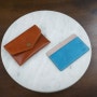 가죽 카드 지갑 만들기 - flap button, basic2